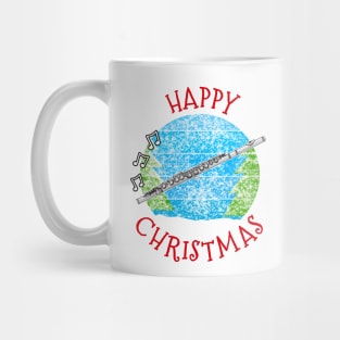 Christmas Flute Flutist Woodwind Musician Xmas 2022 Mug